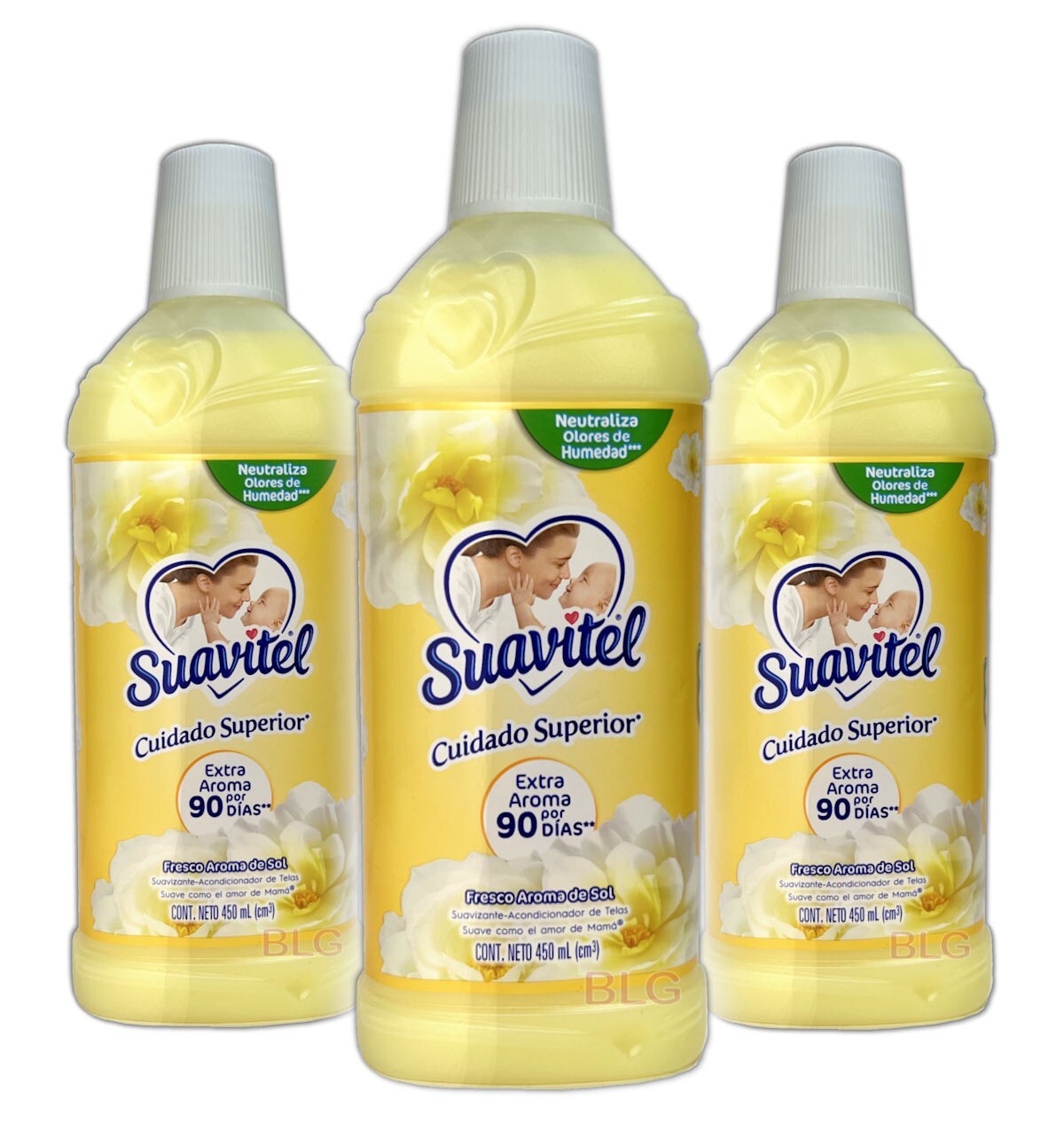 SUAVITEL Liquid Laundry FABRIC SOFTENER Conditioner 90 Day Fresh Scent 15.2oz-3P