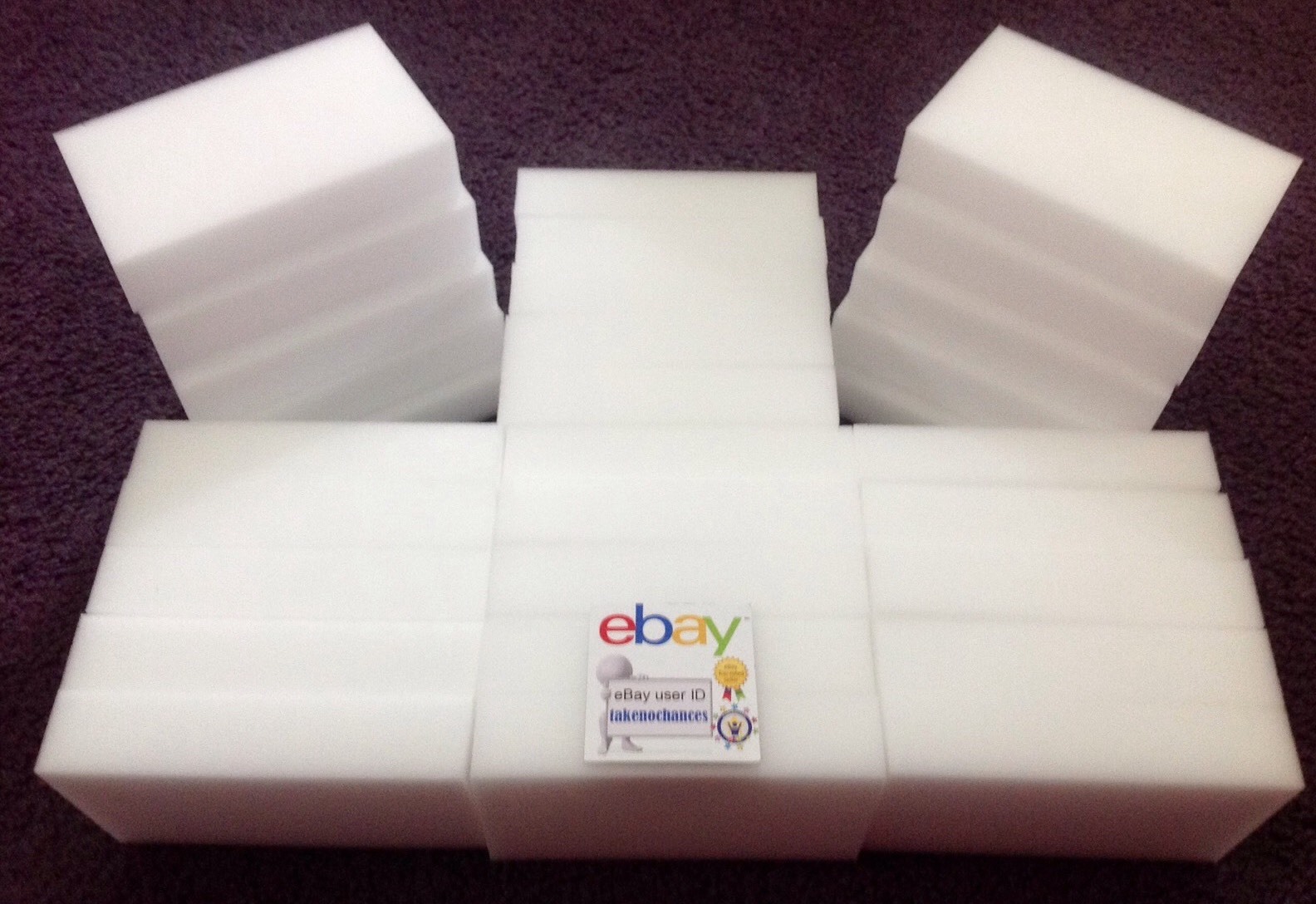 30 PREMIUM Grade Melamine Sponge Eraser BULK PACK 3/4″ Works Like Magic!
