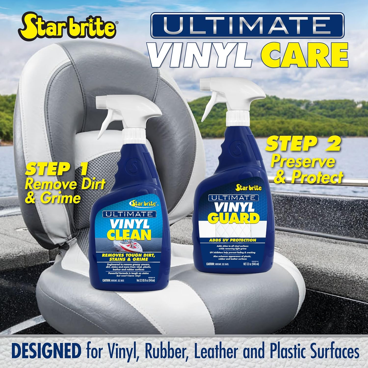 Ultimate Vinyl Clean Spray – Multi-Surface Cleaner for Auto, RV, Home & Boat Uph