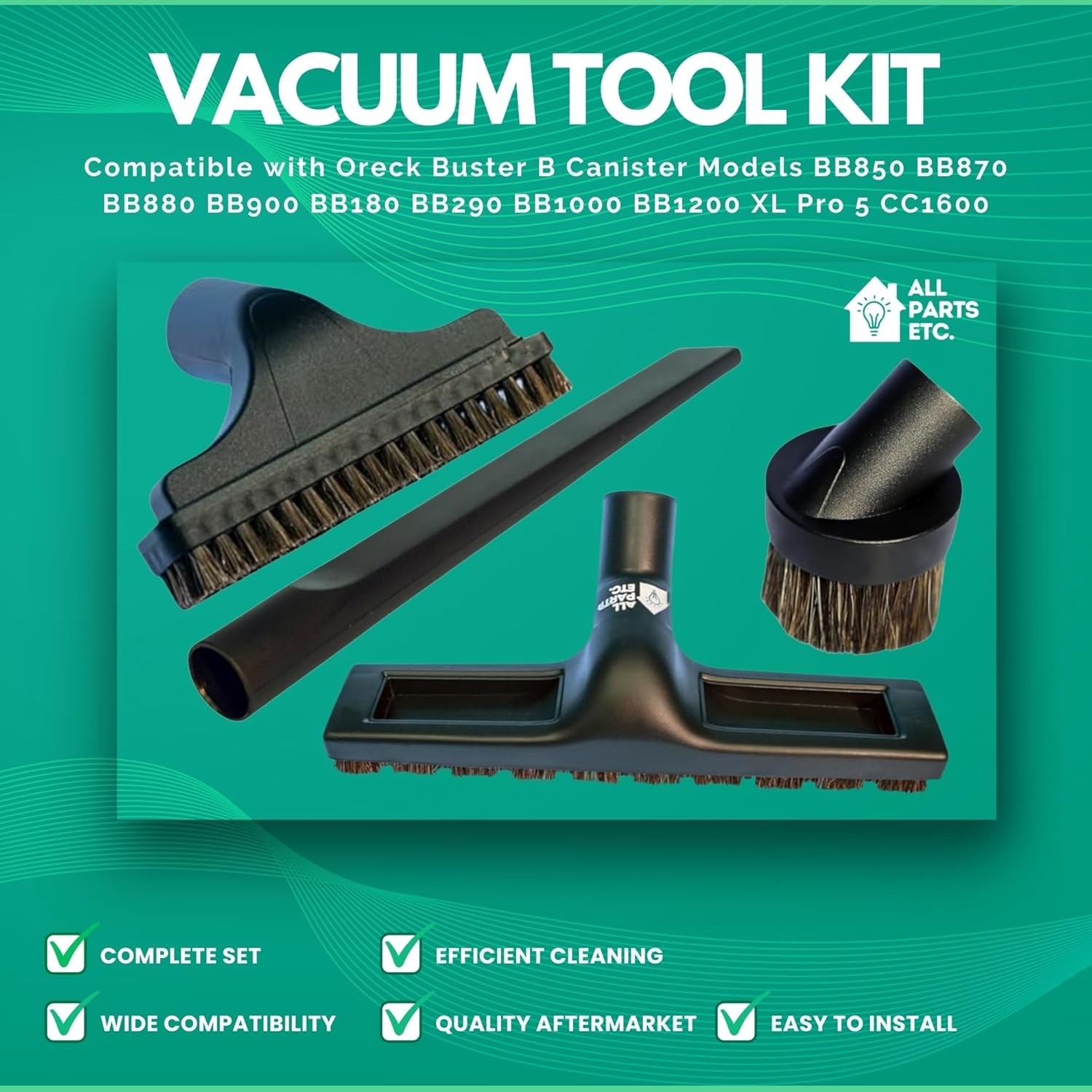 OEM Compatible Attachment Tool Kit Set for Rainbow Vacuum Cleaner E E2 SE D4C D3