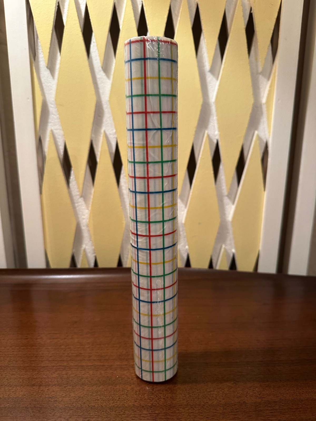Rubbermaid Shelf Liner Primary Candy Stripe 1986 Smooth & Easy 10’ X 12” 5385
