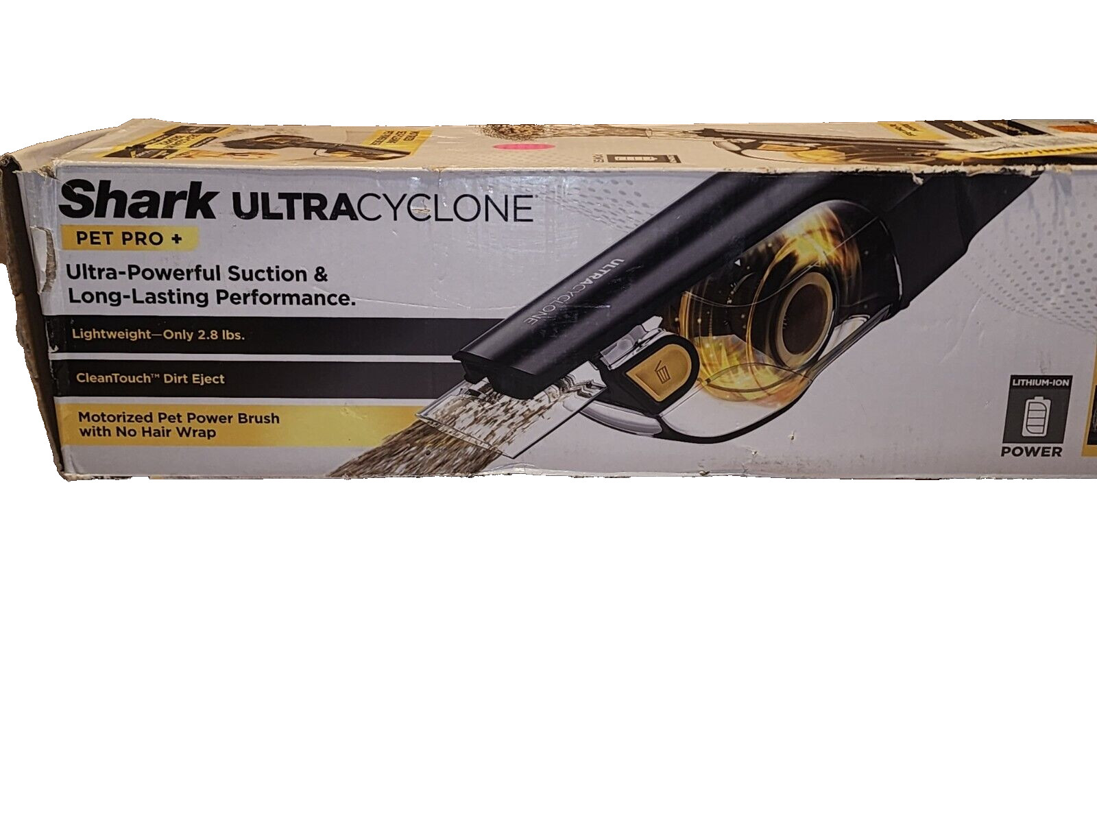 Shark CH951 Black Cordless Handheld Vacuum Cleaner Ultra Cyclone Pet Pro Plus