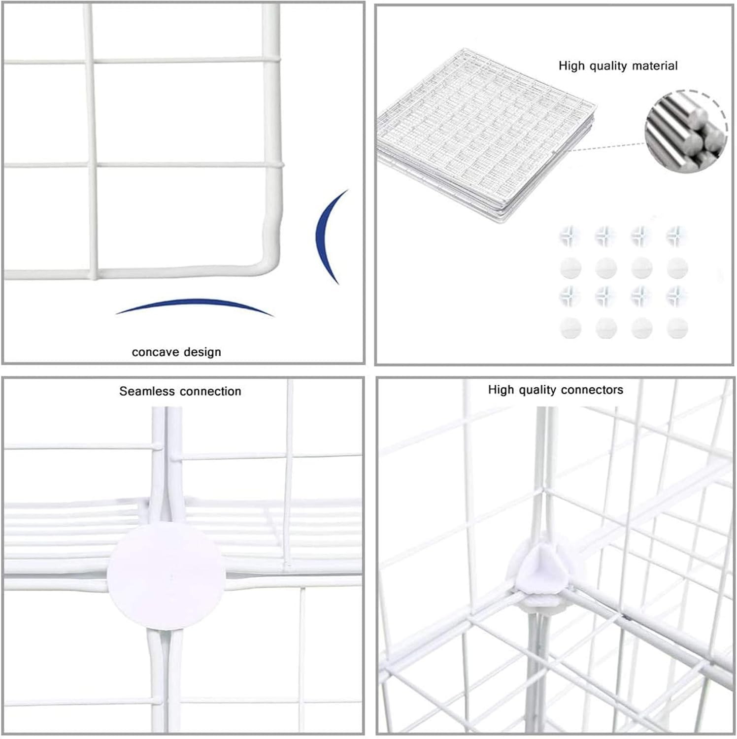 Wire Cube Storage, 9-Cube Organizer Metal, Wire C Grids Storage, Storage Bins…