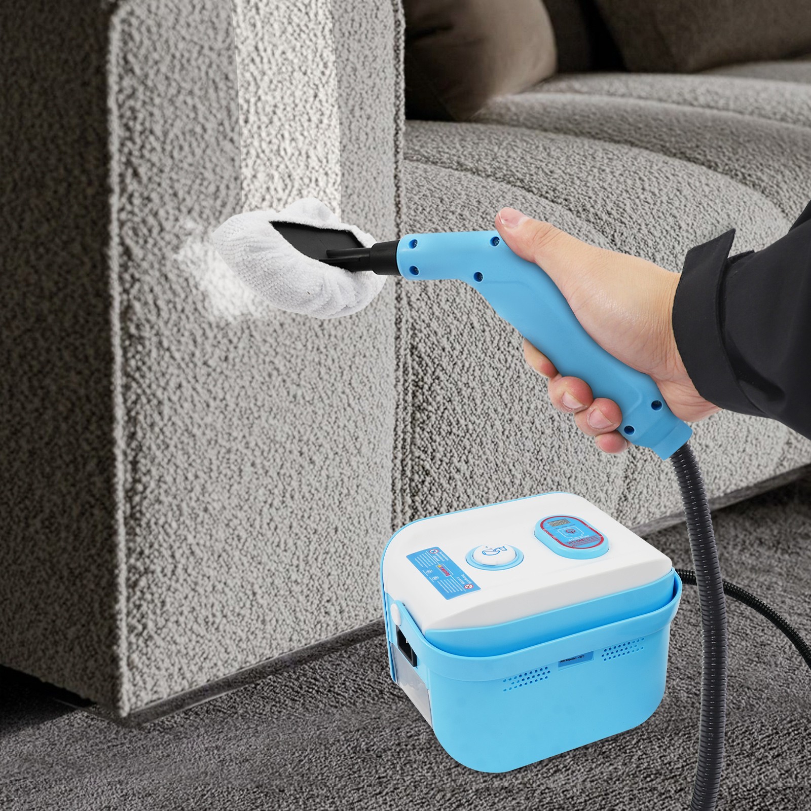 1500W Handheld Steam Cleaner Portable 4.5 Bar With Accessories