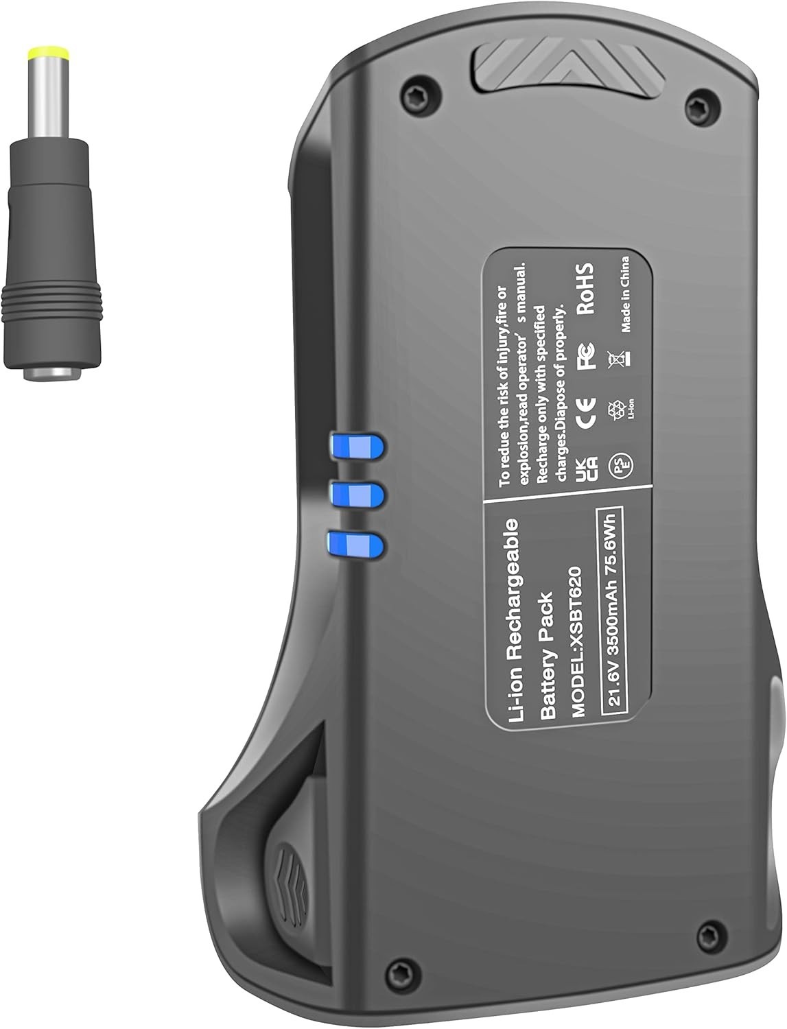 XSBT620 Battery XSBT600 for Shark IZ363HT IZ362H IZ163H IZ162H IZ376H IZ382H