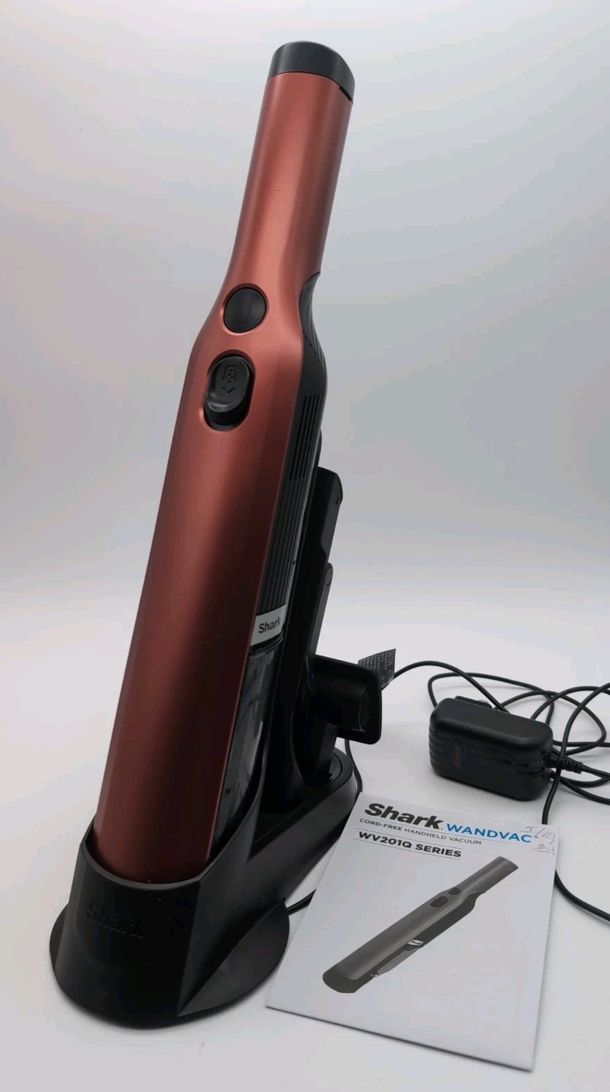 Shark WANDVAC WV201Q Cordless Hand Vacuum with Charger & Attachments GUC