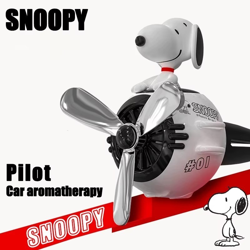 🚗 Snoopy Car Air Freshener – Cartoon Vent Mounted Purifier Gift – Rotating Fan