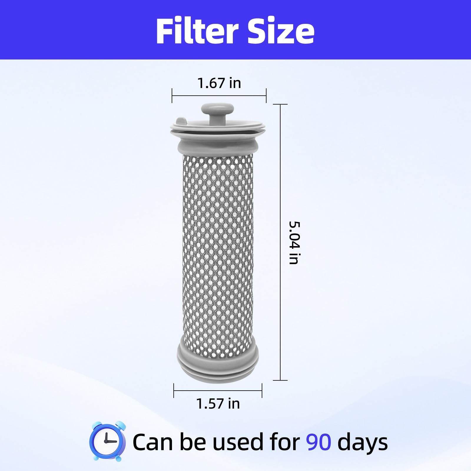 4-Pack Replacement Filter Compatible with Tineco A10 / A11 Hero Master Essent…