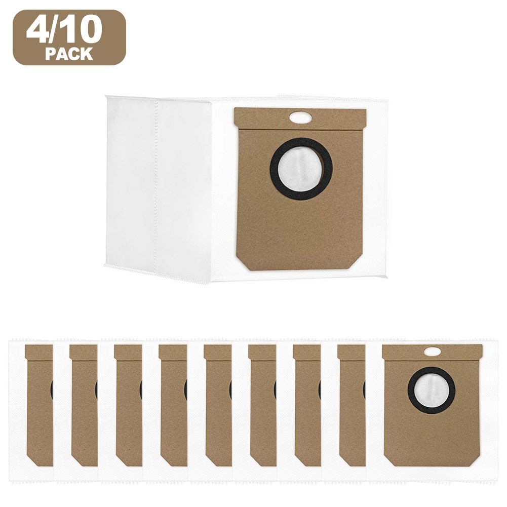 4/10PCS 3.5L Disposable Replacement Bags For PVCRAC 7290 Robot Vacuum Cleaner