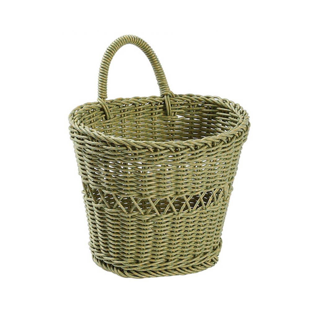 Simple Woven Basket for Everyday Storage Needs 24×20.5x15cm Brown Shade