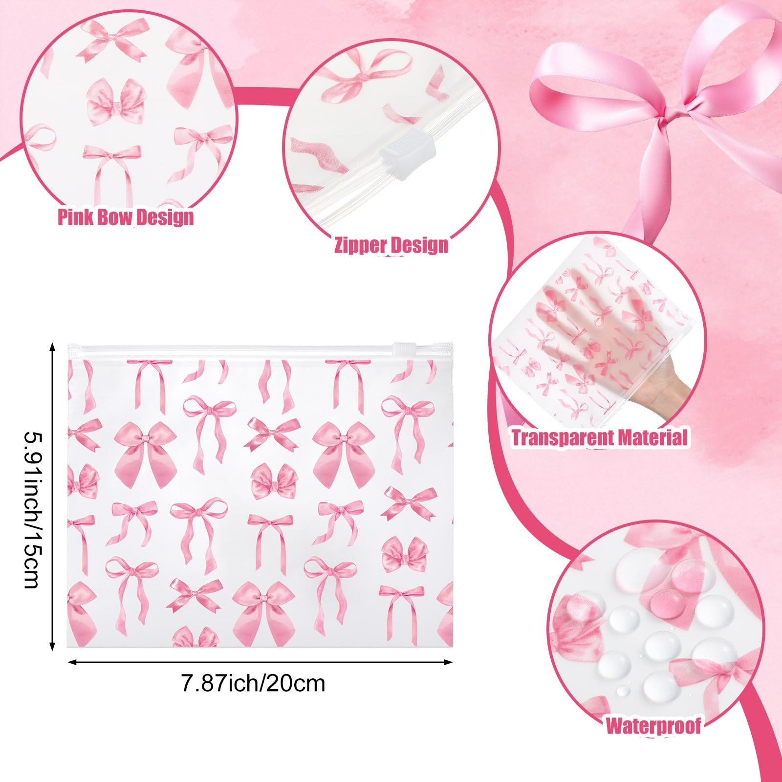 Reginary 50 Pcs 20 X 15 Cm / 7.87 X 5.91 Inches, White background