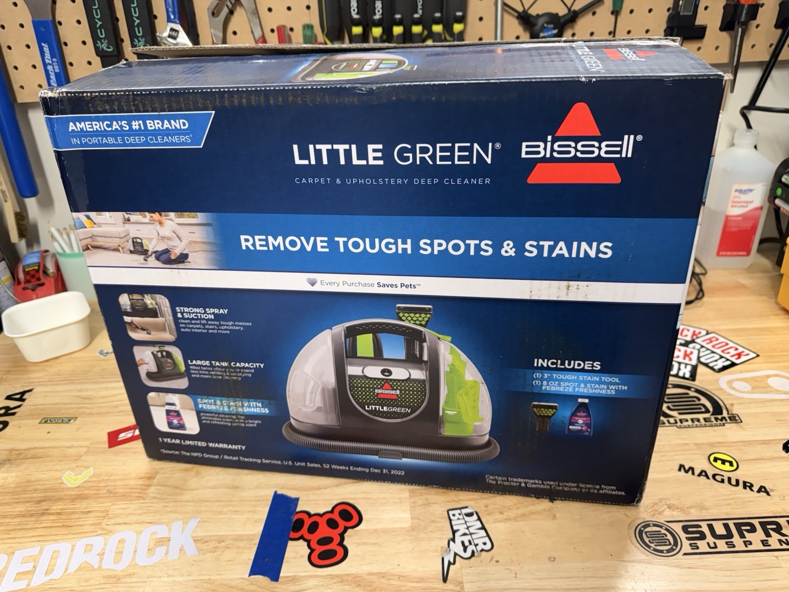 Bissell LITTLE GREEN Carpet & Upholstery Deep Cleaner #3369 Gray/Green BRAND NEW