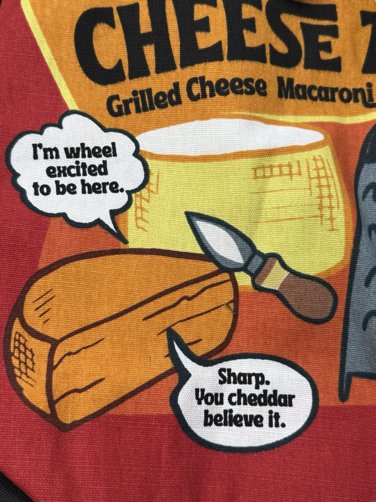 🧀 TRADER JOE’S *NWT* Cheese Adventures Canvas Cotton Reusable Tote Bag Pop Art