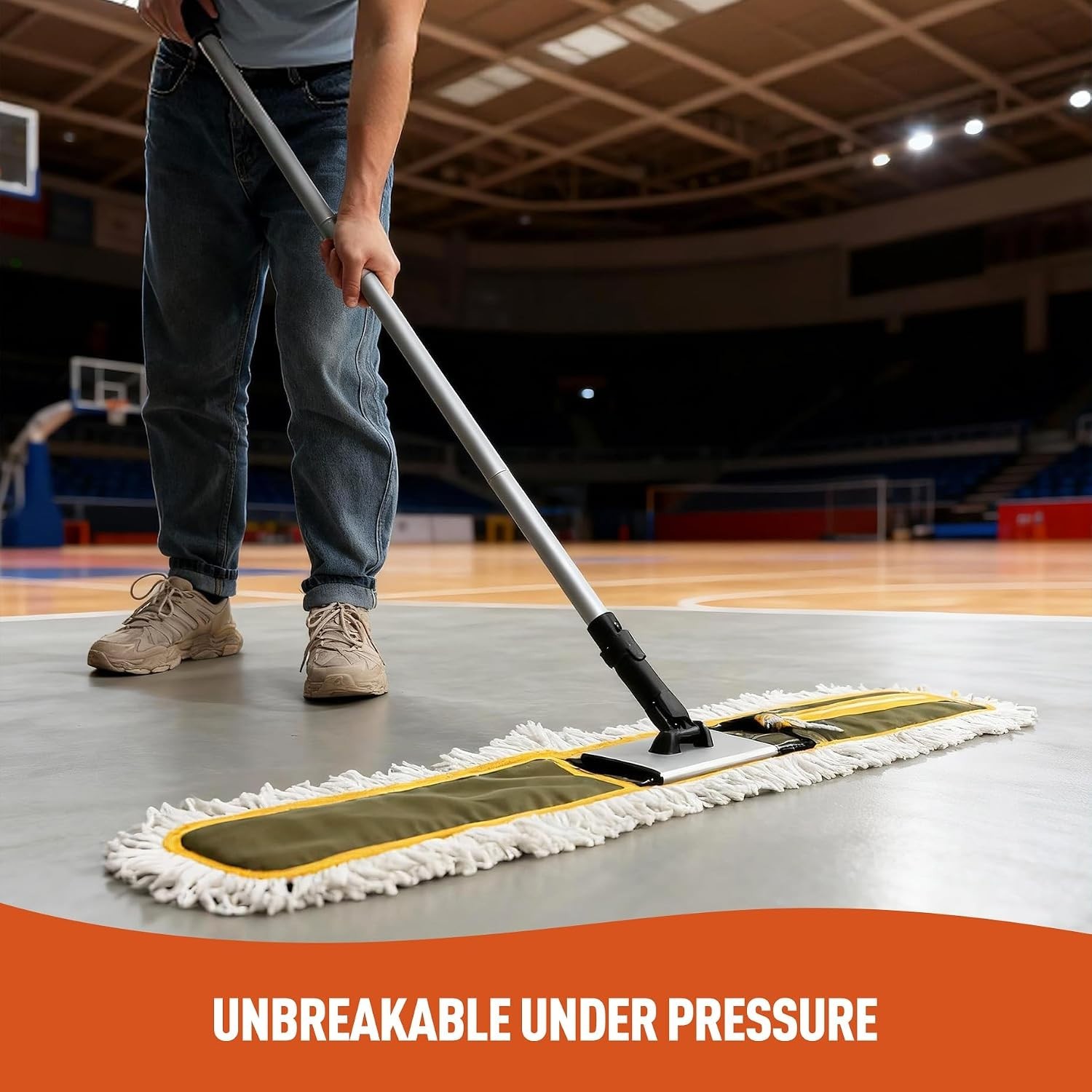 Versatile 36-Inch Mop for Hardwood, Tile, and Marble – Heavy Duty & Reliable