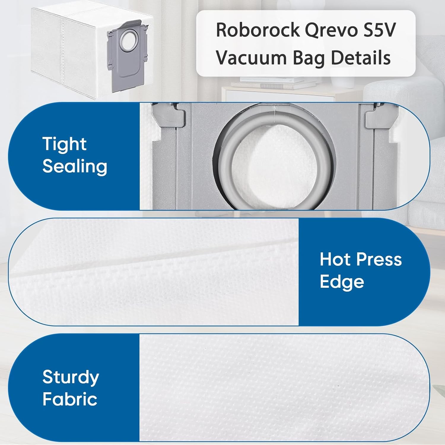 Qrevo S5V Replacement Accessories for Roborock Qrevo S5V Curv Curv S5X Qrevo
