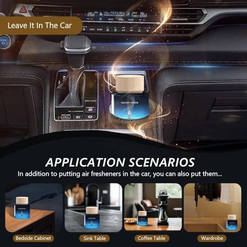Car Air Freshener 50ML (1.7 FL OZ) Car Air Amber Vanilla – Wooden Cup Holder