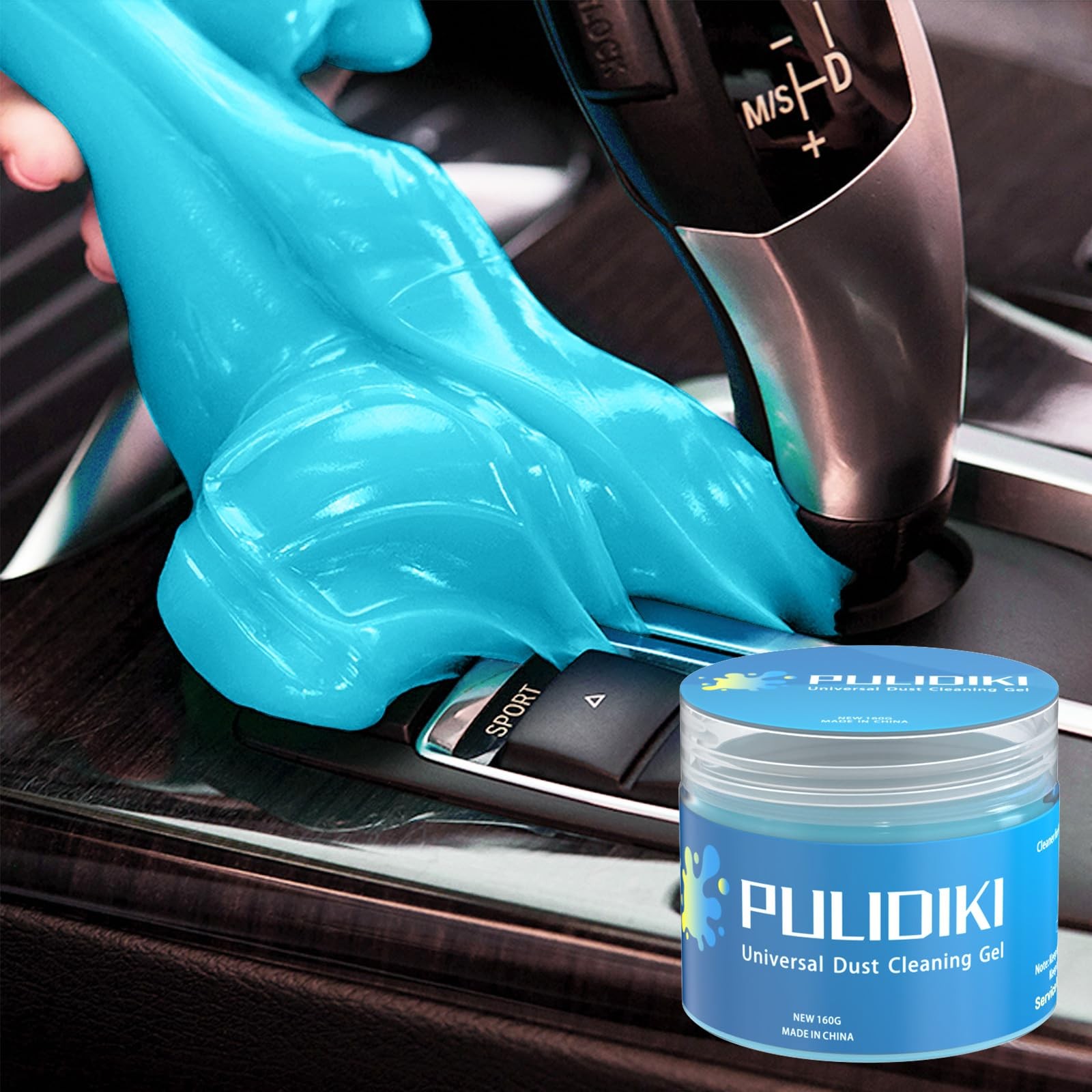 PULIDIKI Car Cleaning Gel Car Clean Putty, Universal Car Interior Cleaner Sli…
