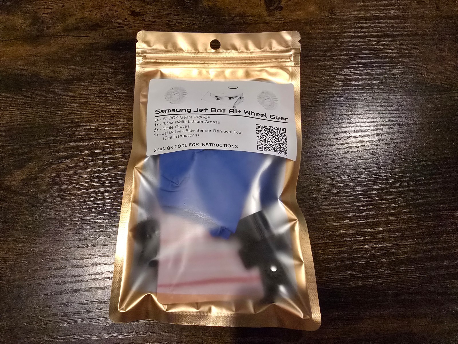 Samsung JetBot+/AI+ Wheel Spin Gear Fix Kit | FULL REPAIR + GUIDE