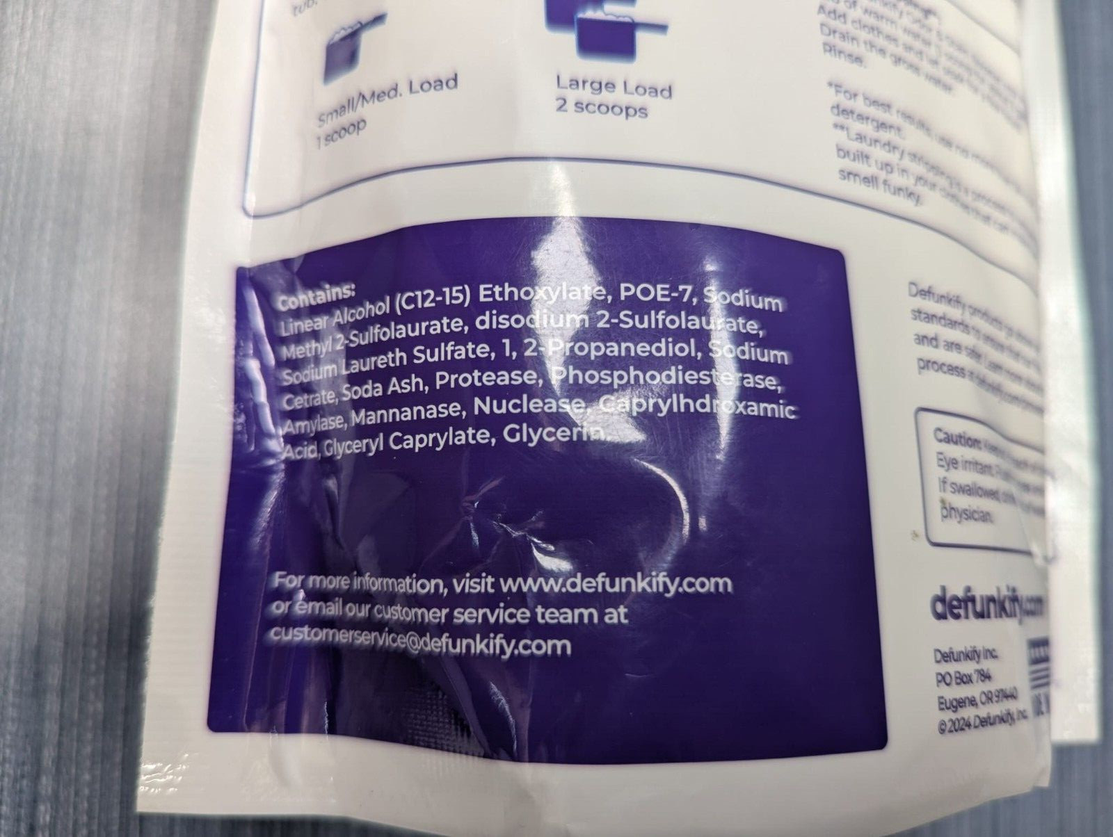 Defunkify Non-Toxic Laundry Booster Free & Clear 25.4 oz 48 Loads