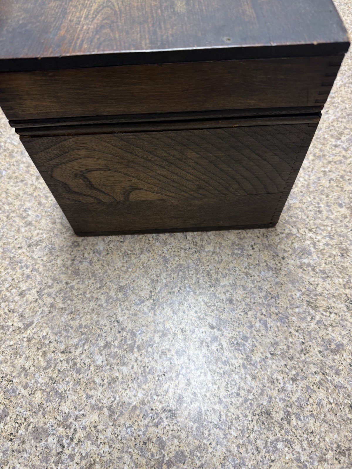 Handmade Lead Lined Wood Box Storage 9Lb 11.5×8.125×7.75”H W Lock No Key EUC
