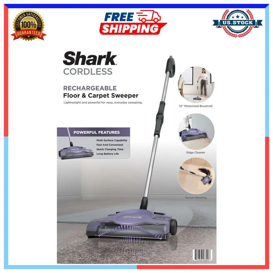 Shark Cordless Carpet and Floor Sweeper Motorized Brushroll V2945Z