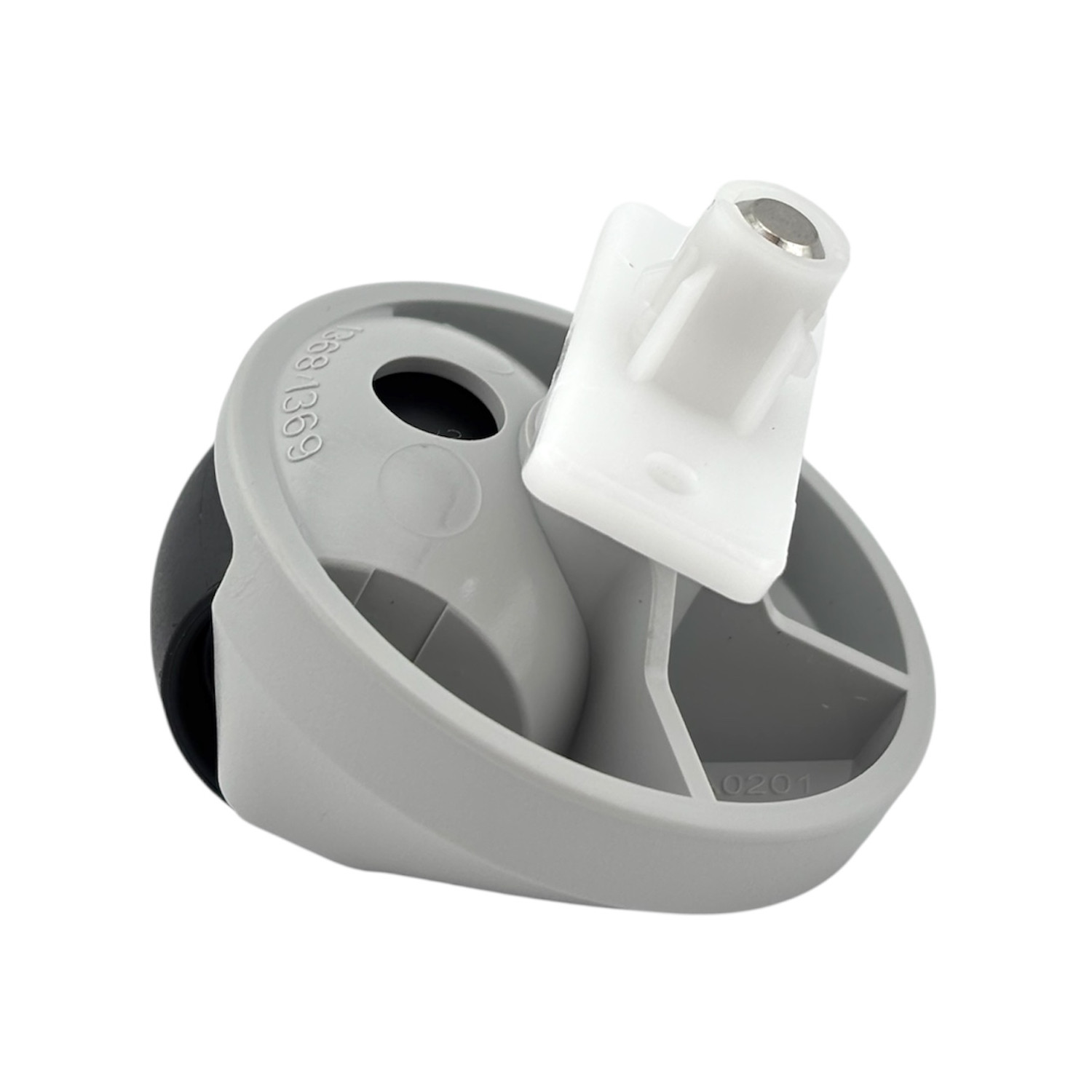 OEM Front Wheel Caster for Roborock Q Revo Series Robot Vacuum Cleaner (White)