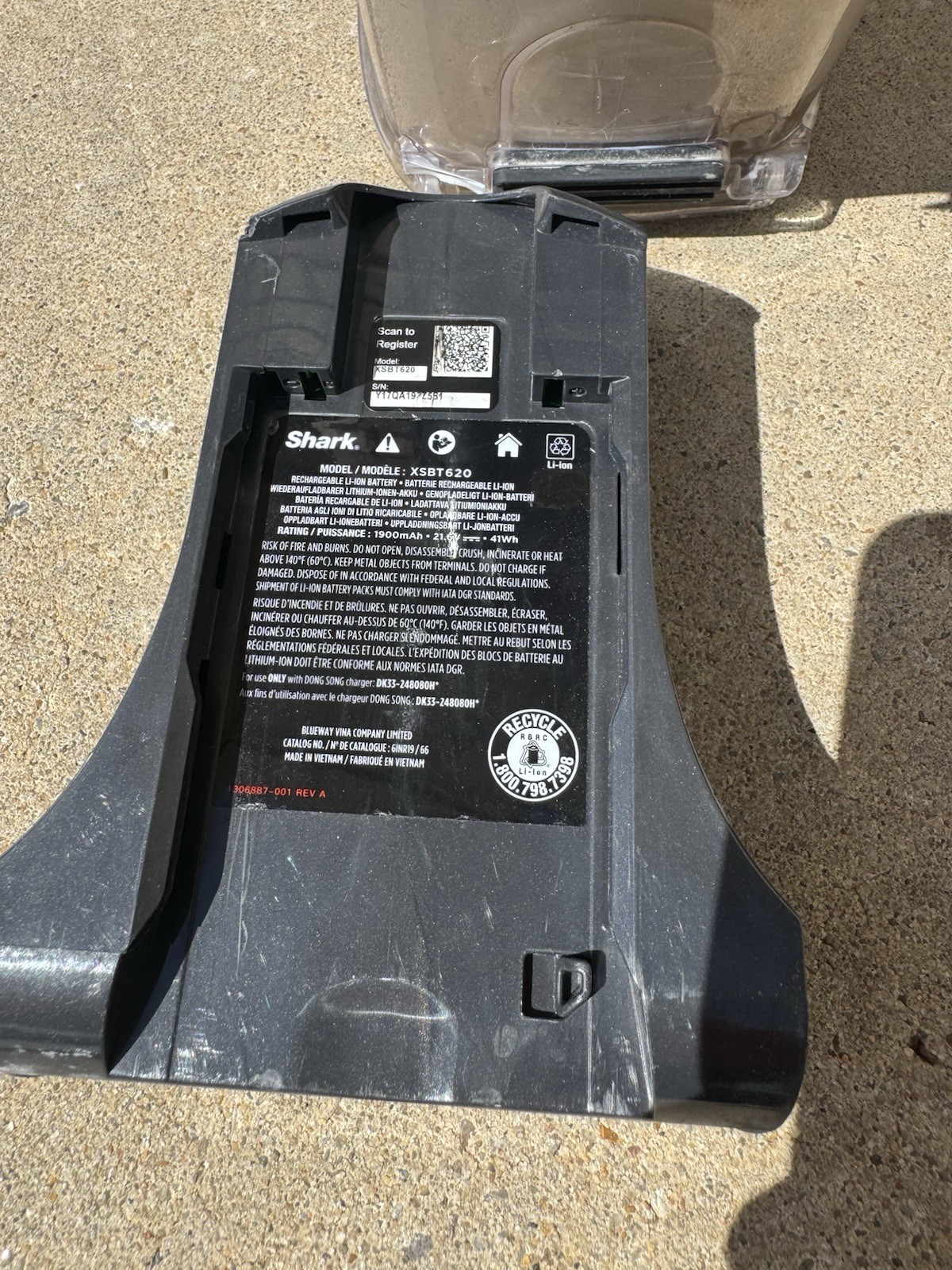 Shark Cordless Pet Plus Vacuum IZ361H – 40min Runtime Working Battery And Motor!