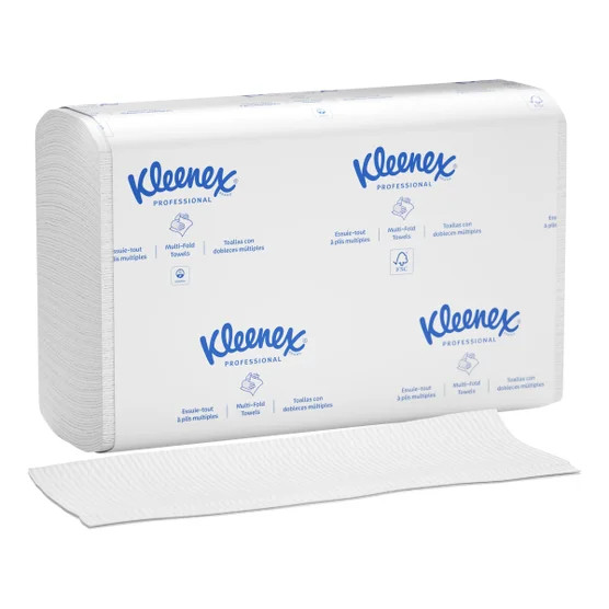 Kleenex Multifold Paper Towels 2400 Count 16 Packs 1 Ply Commercial Hand Towels