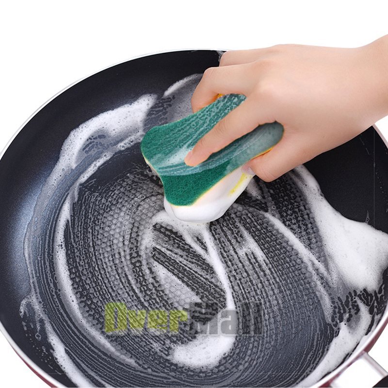 6-72 pcs Scrub Scrubbing Sponges Kitchen Cleaning Non-Scratch Stove Dish Sponge