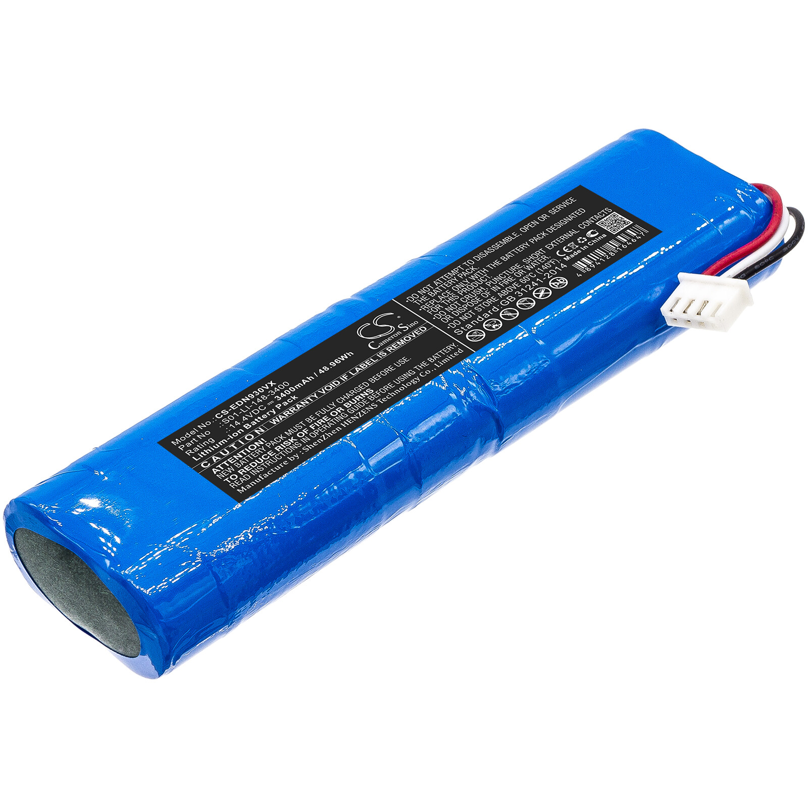 Battery for Ecovacs Deebot Ozmo 901/905/920/930/937,DG36,DG70,S01-LI-148-2600