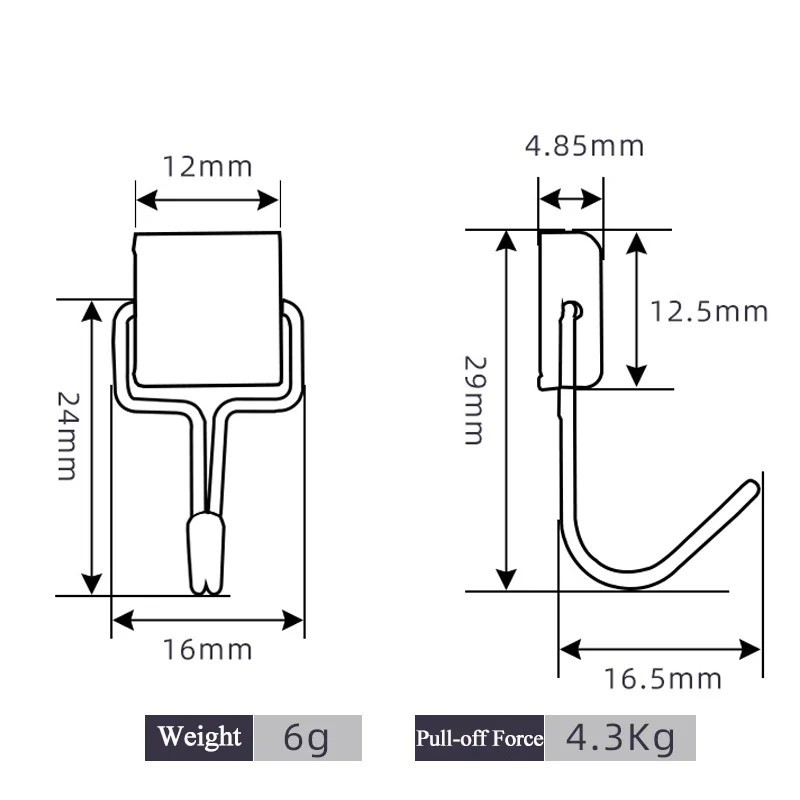 10 Pack Magnetic Hooks Heavy Duty, 10 lbs Strong Magnet Hooks – Multipurpose USA
