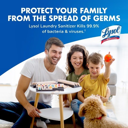 Lysol Laundry Sanitizer Free & Clear – 90 fl oz