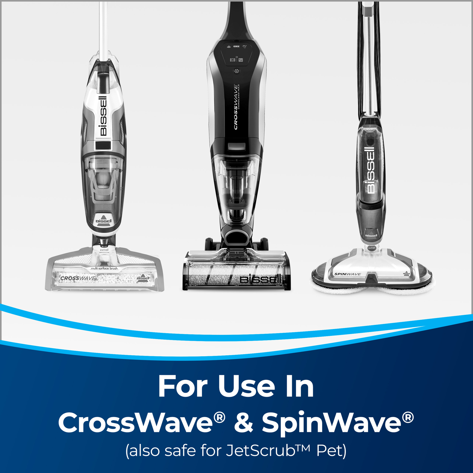 Bissell MultiSurface Floor Cleaning Formula – CrossWave & SpinWave 32oz | 1789