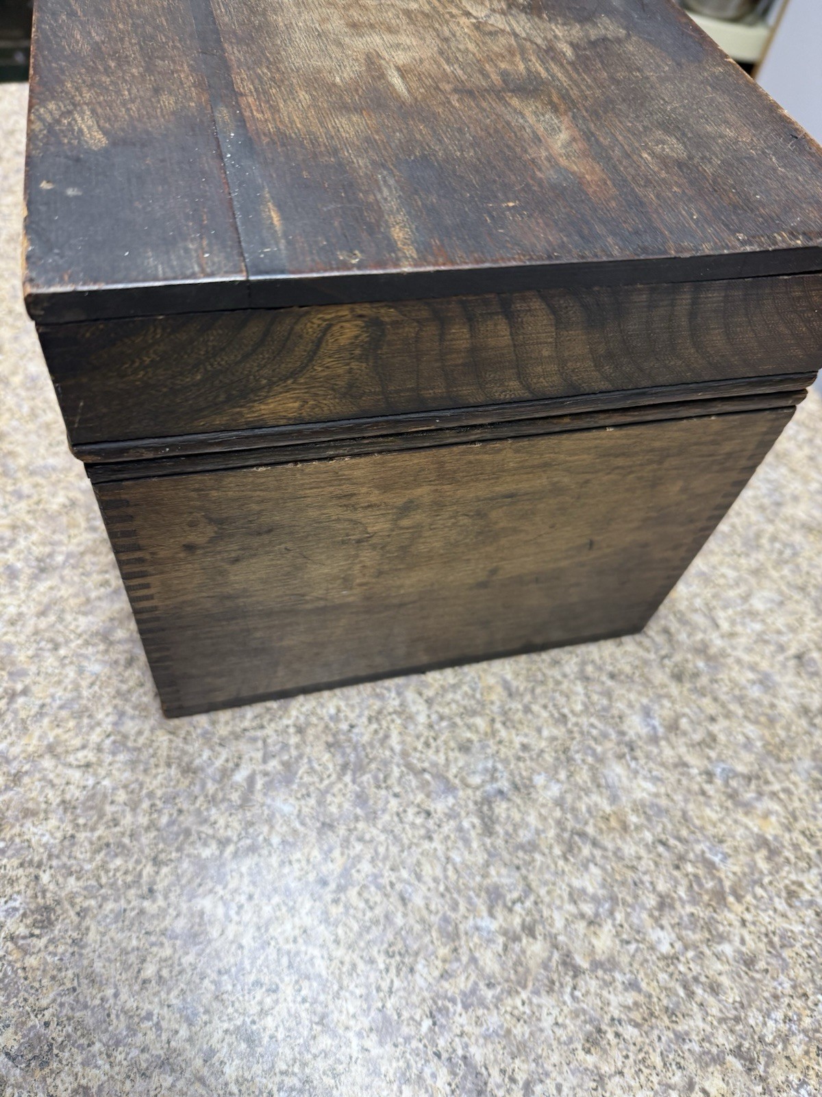 Handmade Lead Lined Wood Box Storage 9Lb 11.5×8.125×7.75”H W Lock No Key EUC