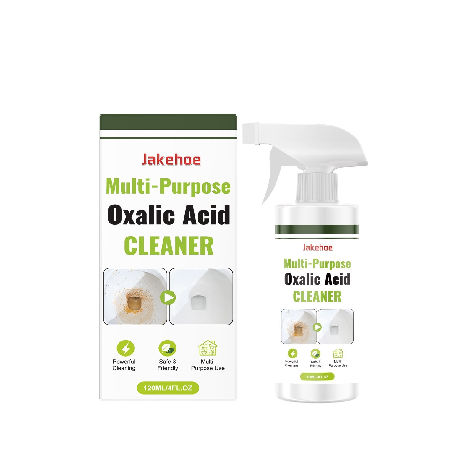 Oxalics Acids Cleaner 120ml Rust-Stain And Scale Remover Surfaces Liquid Formula