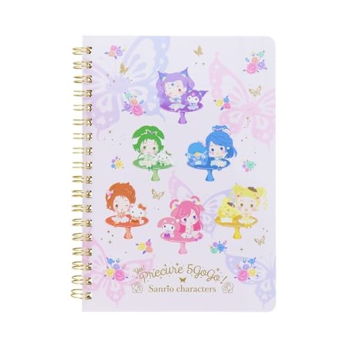 Sun-Star Stationery Sanrio Character Notebook Ring Notebook B6 Yes! PreCure 5