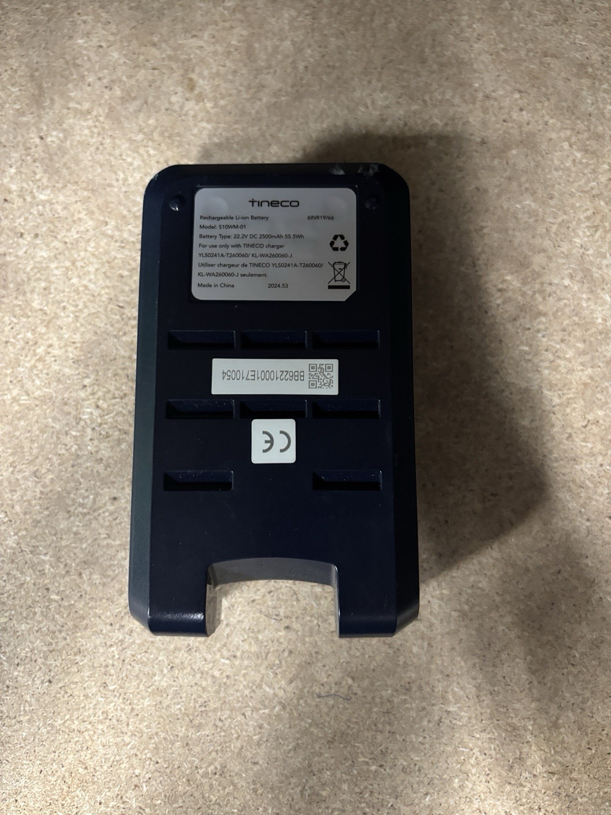 GENUINE Tineco S10 iLoop Only Cordless Vacuum Li-on Battery Replacement Part