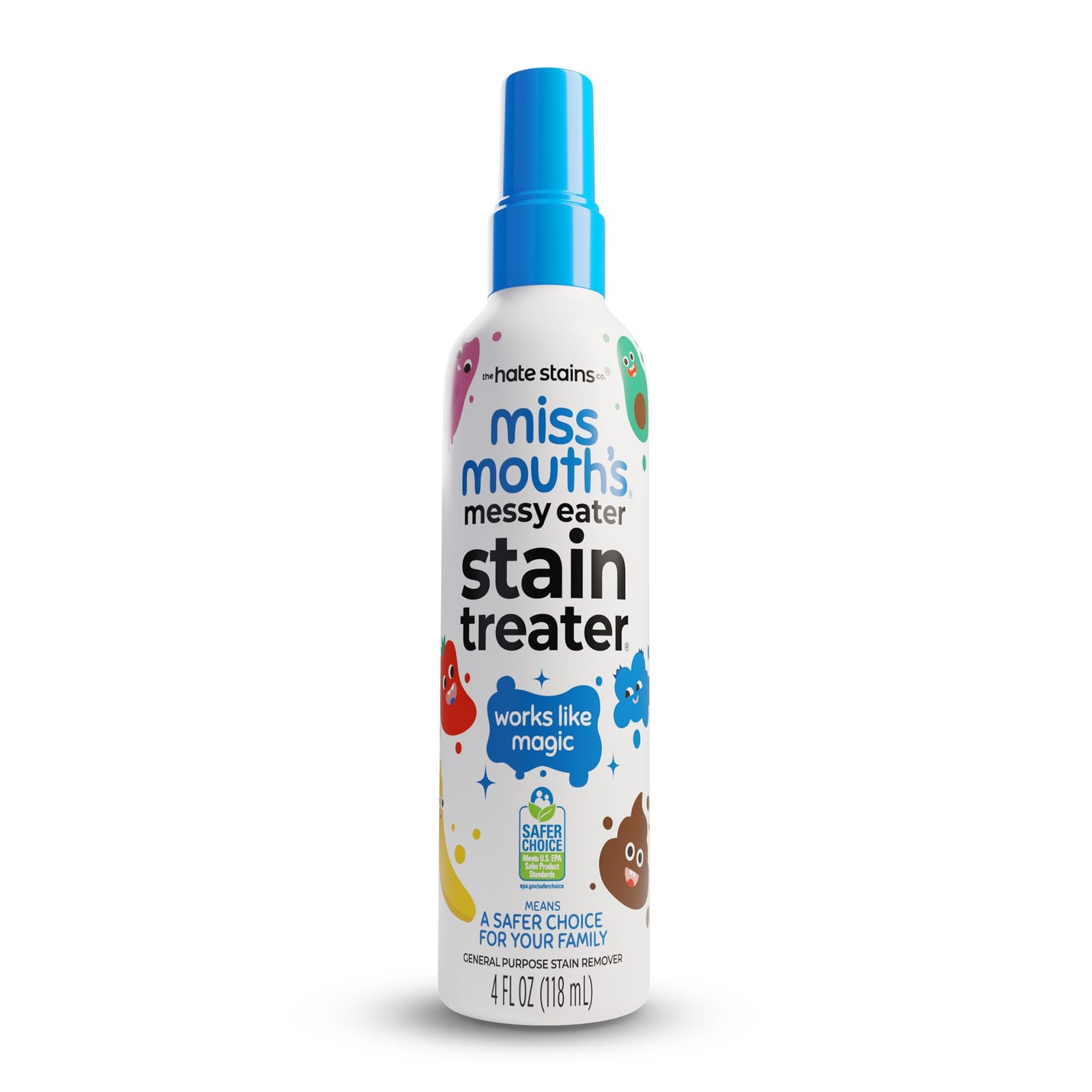 Miss Mouth’s Messy Eater Stain Treater Spray Laundry Stain Remover 4 Oz Newborn