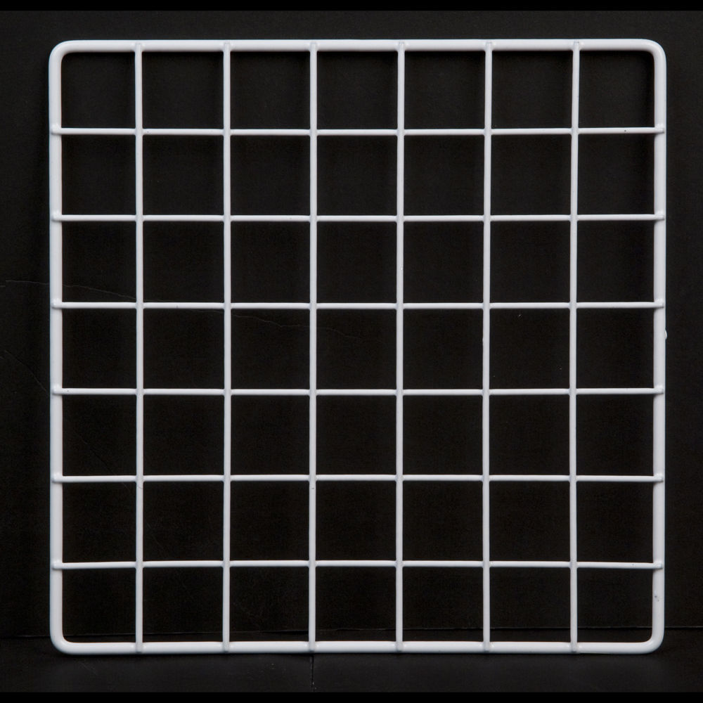 Mini 14 x 14″ White Wire Grid Storage Cube Closet Garage Organizer Panel 1pc