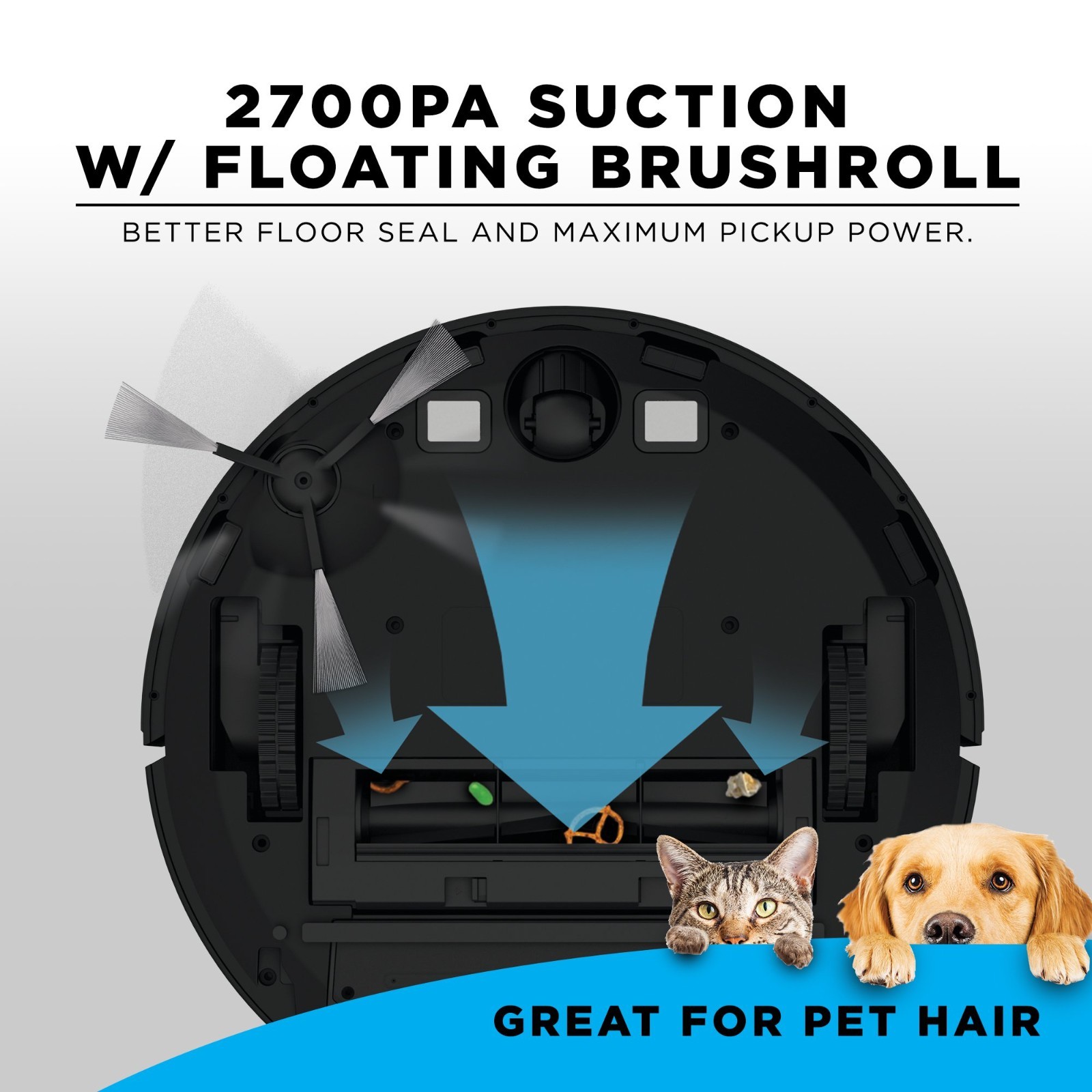 iHome AutoVac Nova Self Empty Robot Vacuum and Mop, Laser and HomeMap Navigation