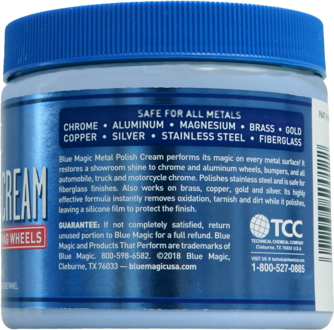 Blue Magic Metal Polish Cream Non Abrasive for Brass Copper Silver Aluminum