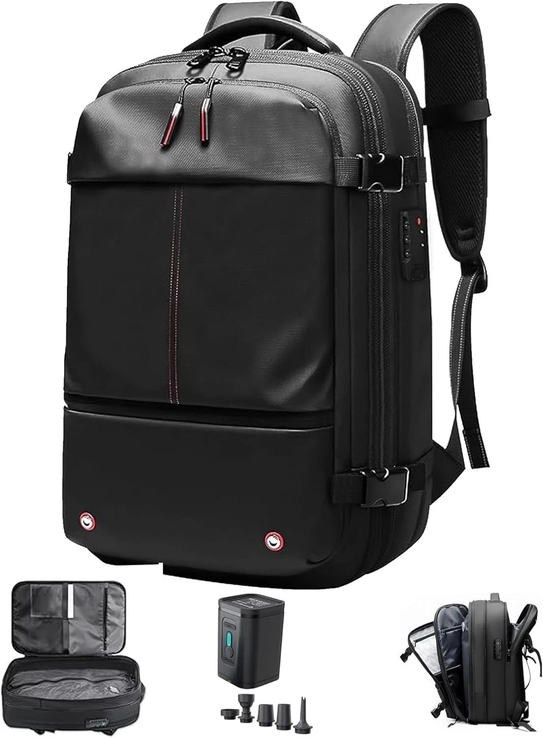 Fockety – 60L Expandable Vacuum Compress Waterproof Back Pack – Open Box