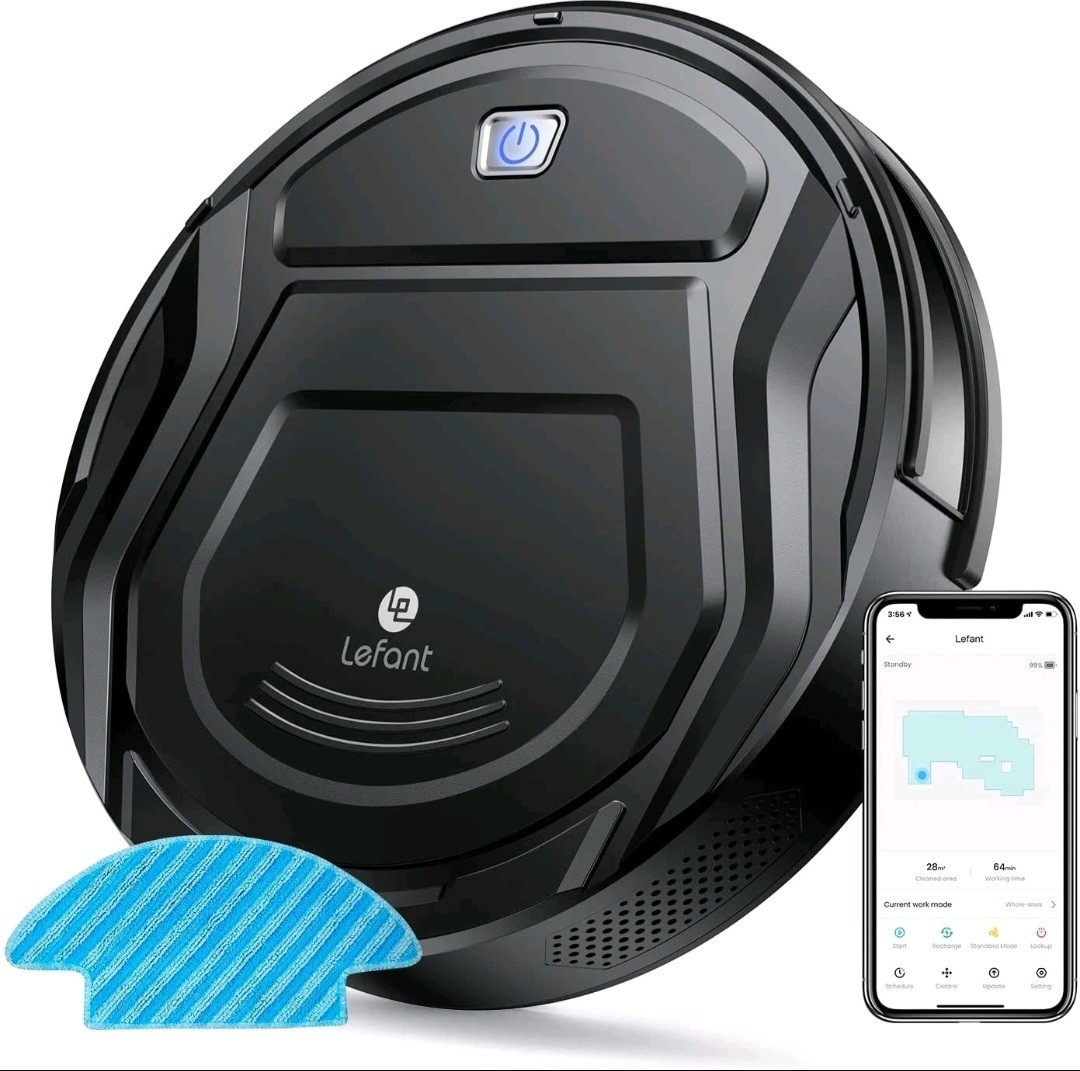 Lefant M210B 2-in-1 Robot Vacuum With Mopping Action Factory Sealed