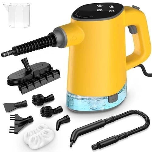 Handheld Steam Cleaner 1200W 450ml Detachable Tank Car Interior Kitchen