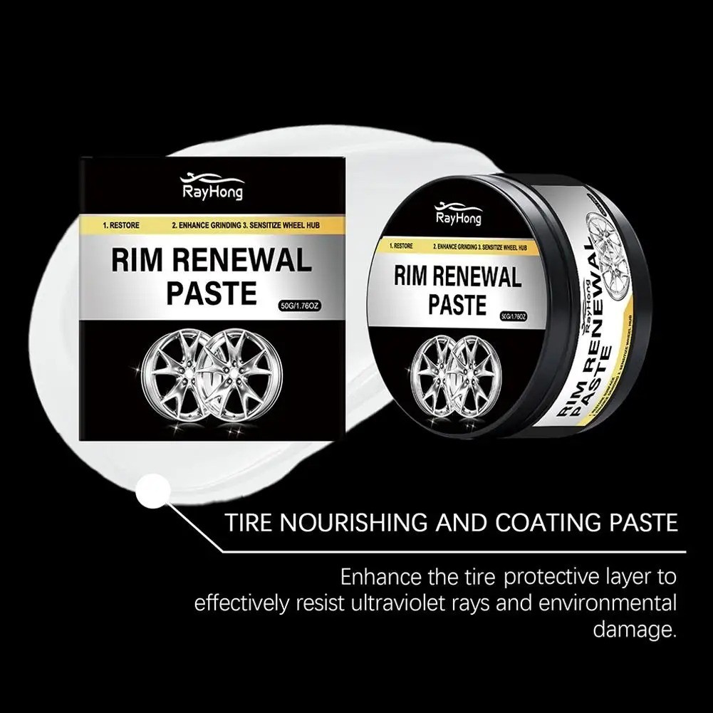 1x Multi-Purpose Rim Renewal Paste Wheel Care & Restoration Paste 50g