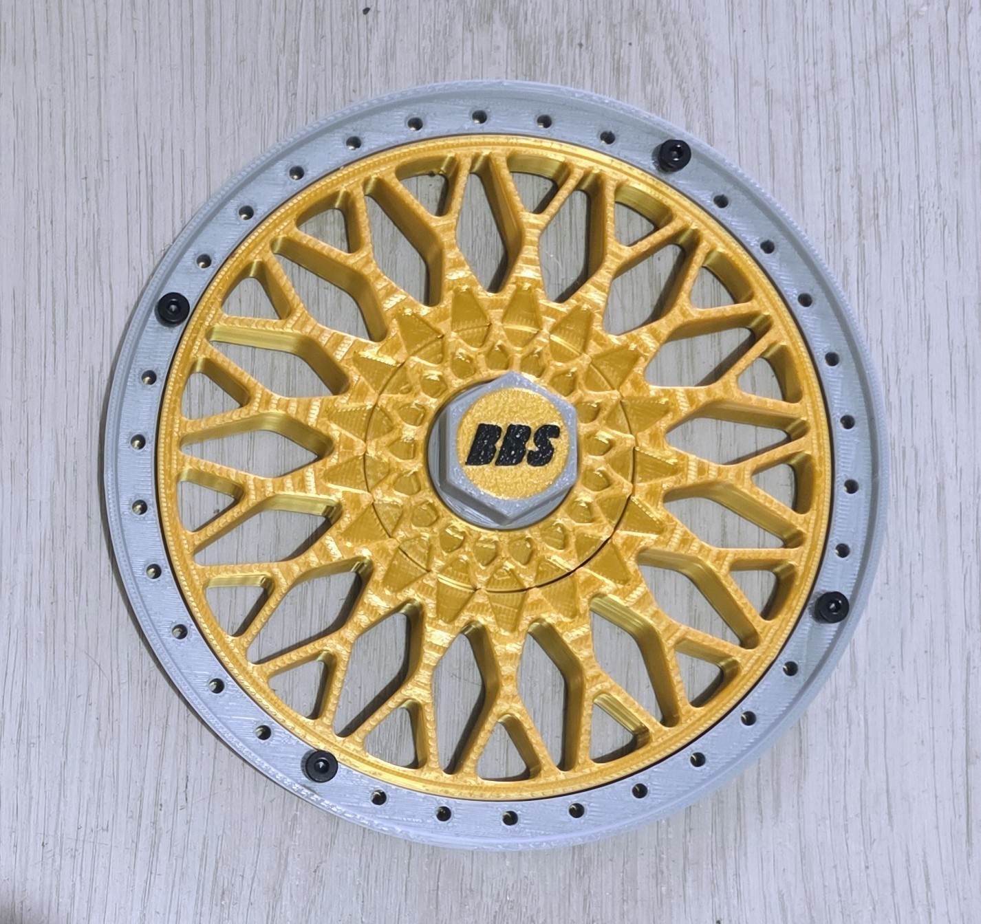 Trash Can Wheel Rim Covers – BBS Style – 3D Printed