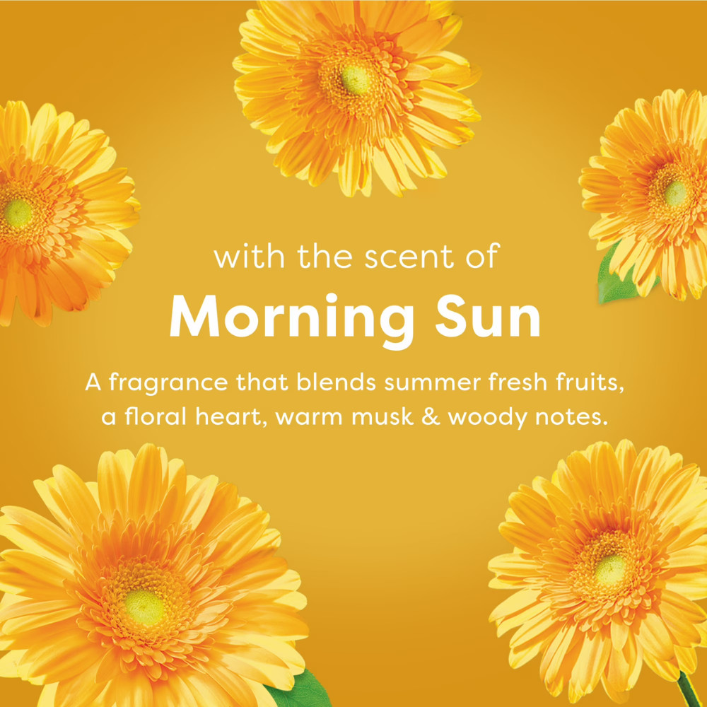 Suavitel Liquid Fabric Softener Conditioner, Morning Sun Scent, 105 oz, 4 Pack