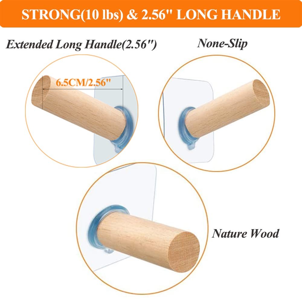 FOTYRIG Adhesive Hat Hooks Hat Hangers 10lbs Sticky Wall Rack for Baseball Ca…