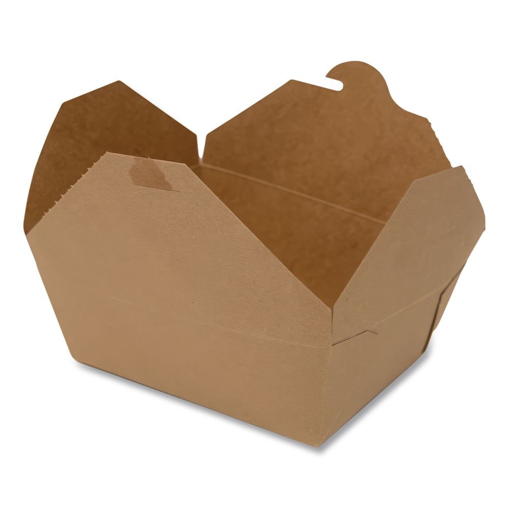 SCT 0734 ChampPak 7.75″ x 5.5″ x 3.5″ #4 Carryout Boxes – Kraft (160/CT) New
