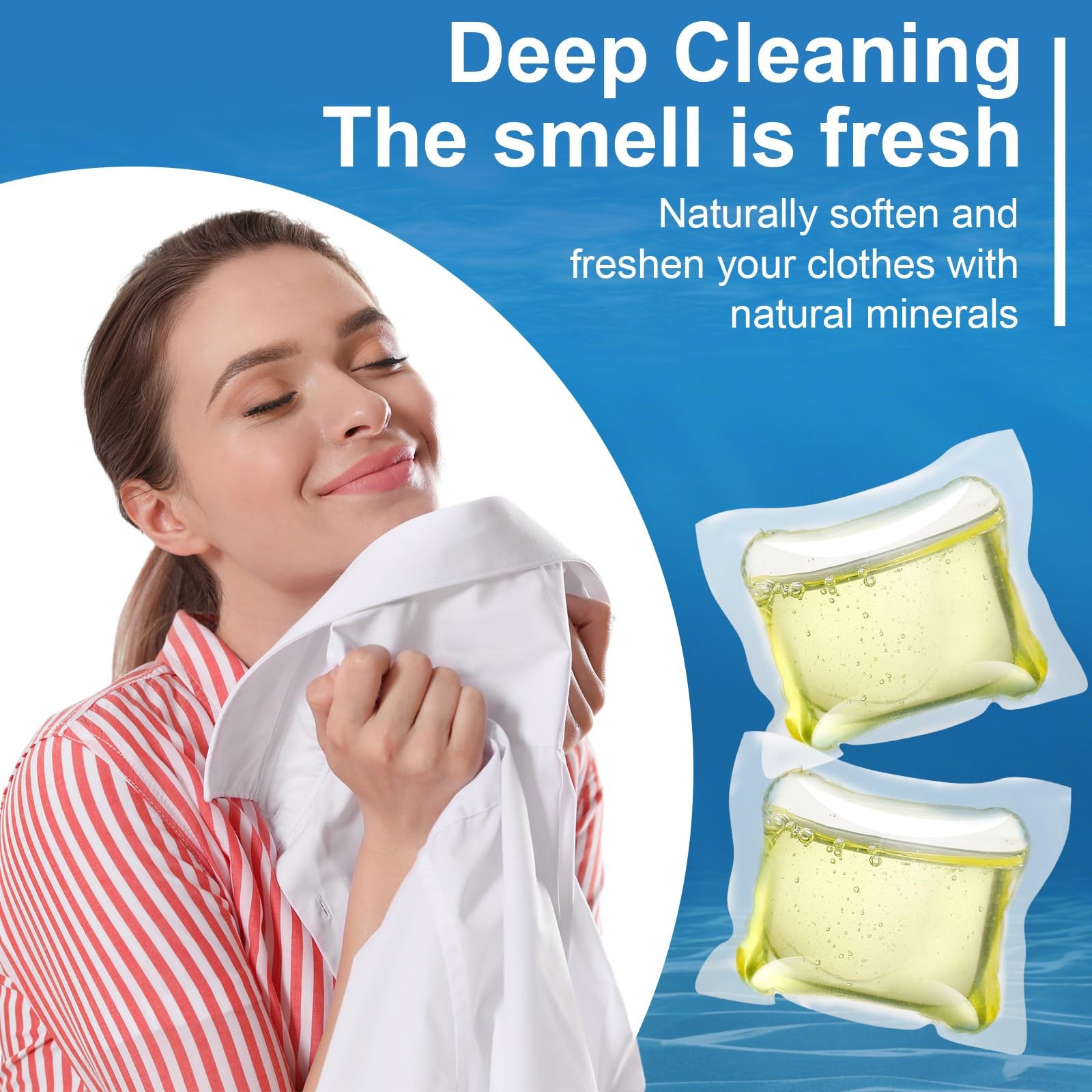 400 Pcs Laundry Detergent Soap Pods Bulk Anti Sensitive Laundry Pods Scented …